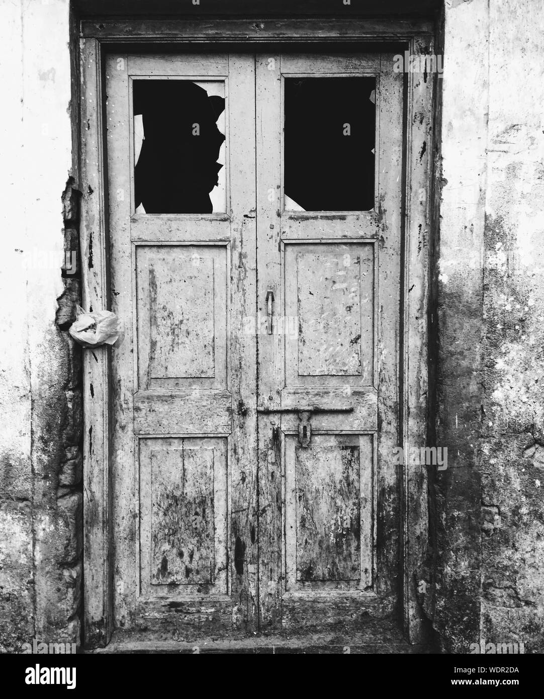 Broken Door Frame High Resolution Stock Photography and Images Alamy