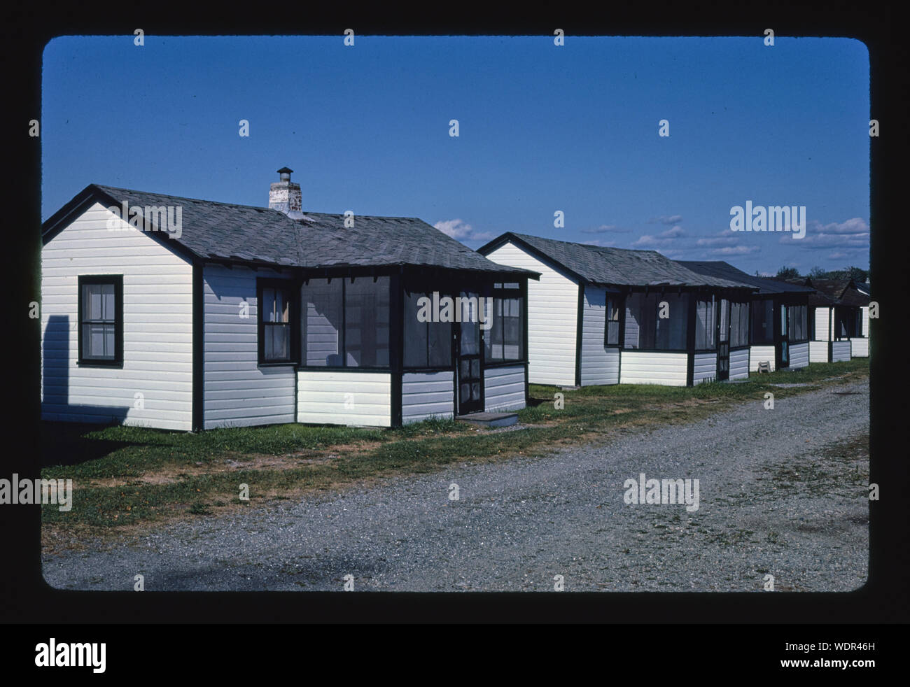 Green Moth Cabins Trenton Maine Stock Photo 266654265 Alamy