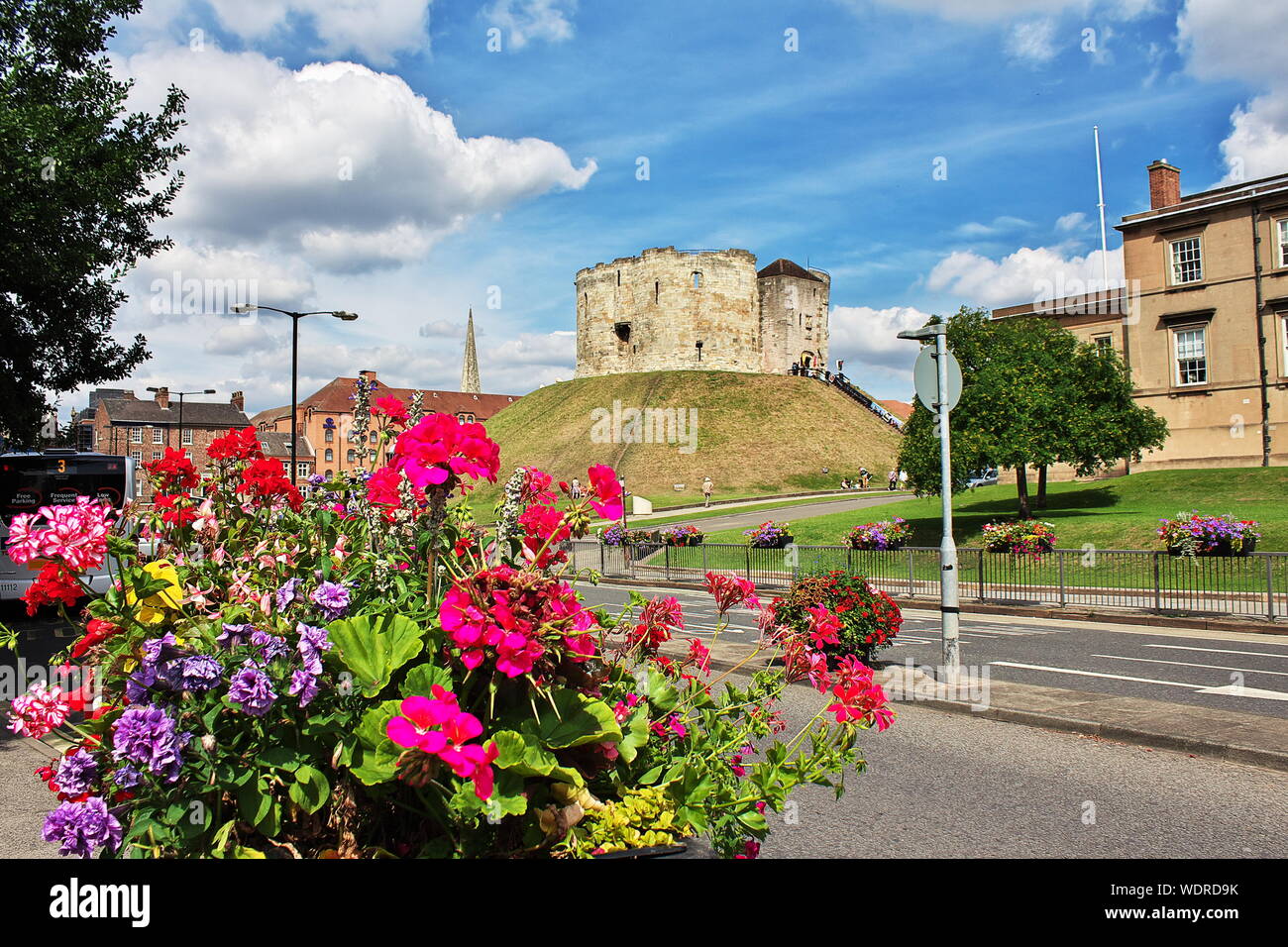 The castle in York of England, UK Stock Photo Alamy