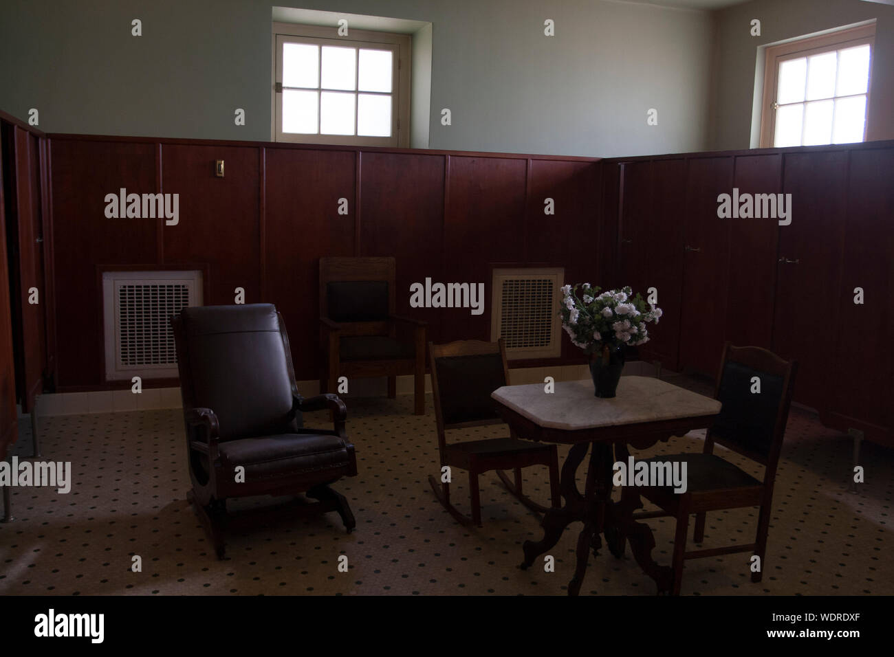 Historic Bathhouse Interior, Hot Springs National Park, Arkansas Stock ...