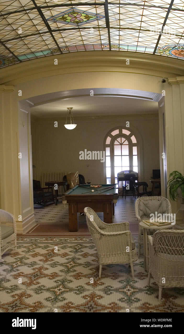 Historic Bathhouse Interior, Hot Springs National Park, Arkansas Stock ...