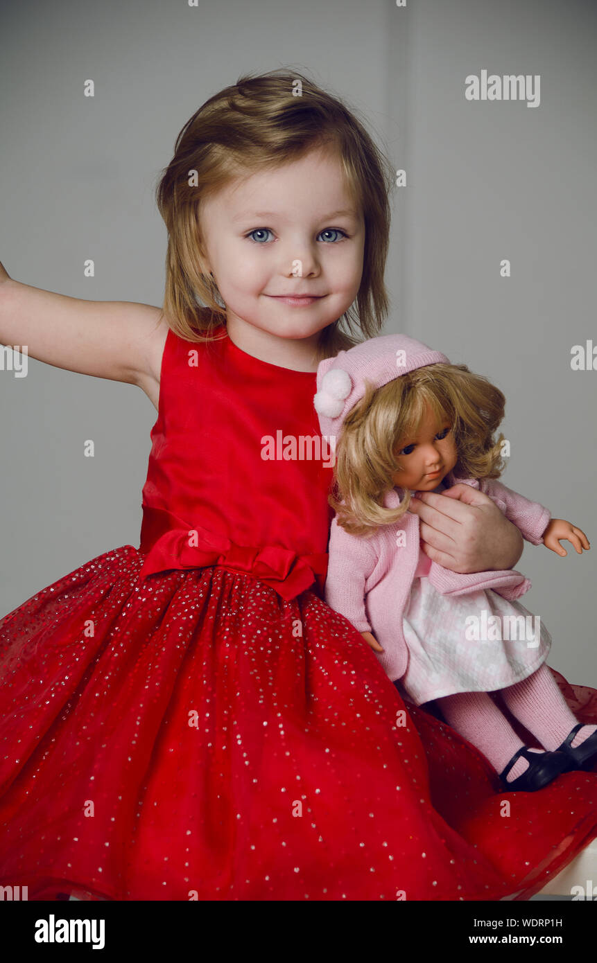 happy girl doll