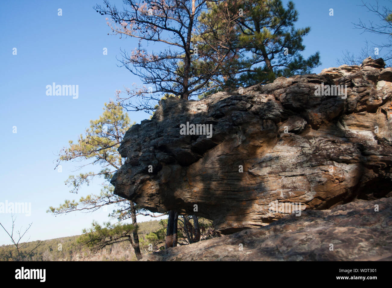 Rock Formations, Petit Jean State Park, Arkansas Stock Photo Alamy