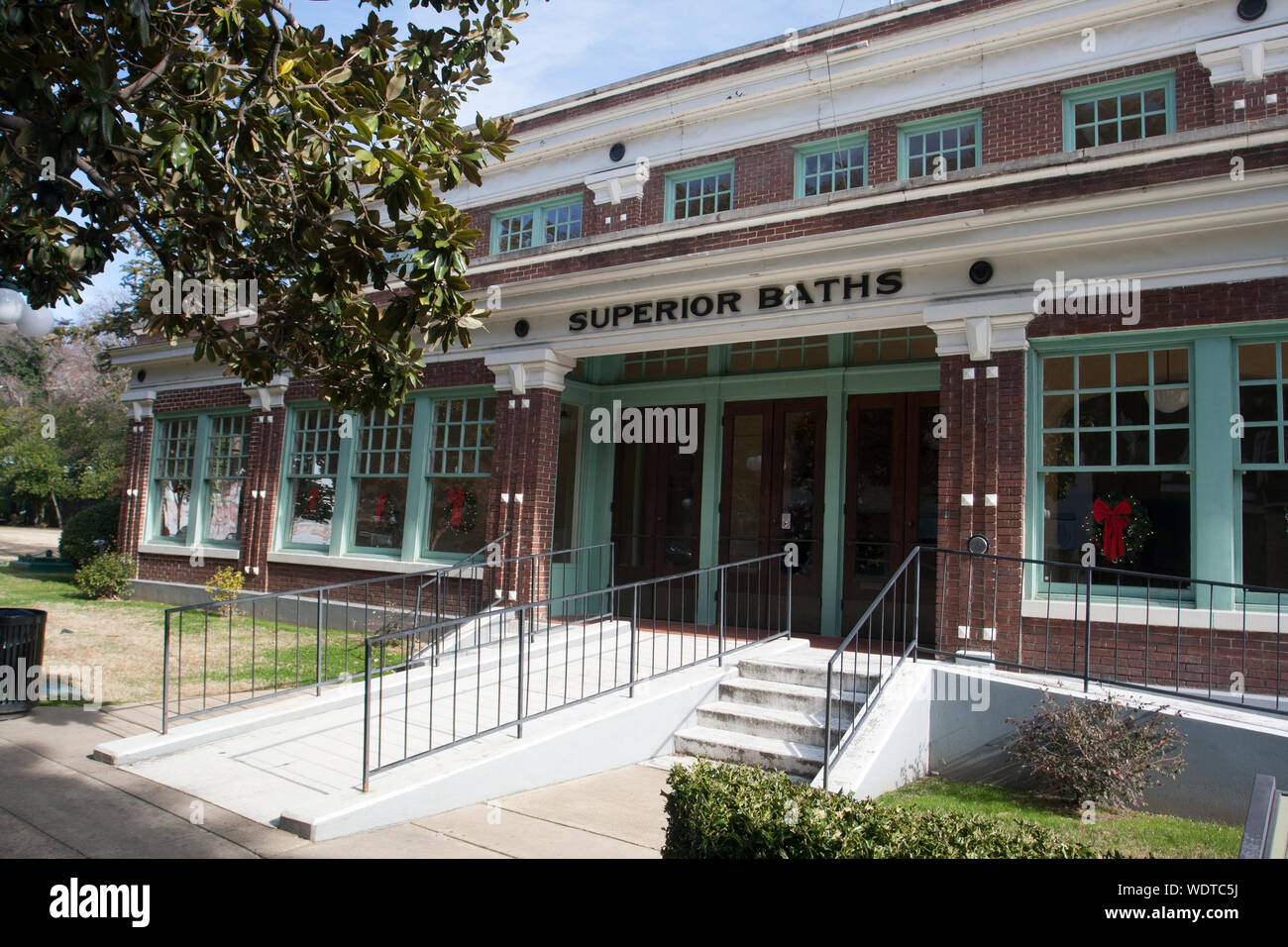 Historic Bathhouses, Hot Springs National Park, Arkansas Stock Photo ...