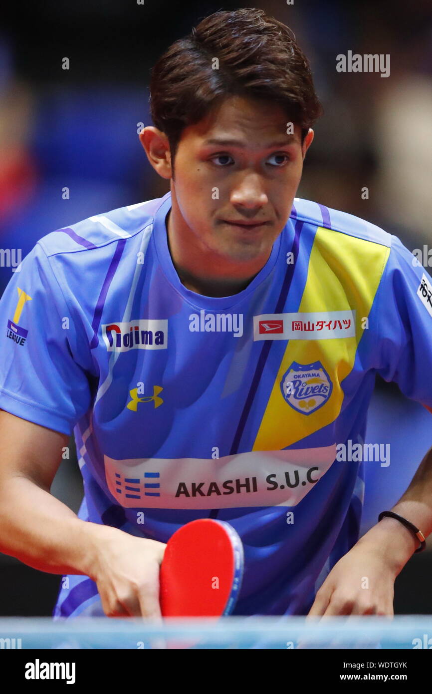 Tokyo, Japan. 29th Aug, 2019. Kazuhiro Yoshimura (Rivets) Table Tennis