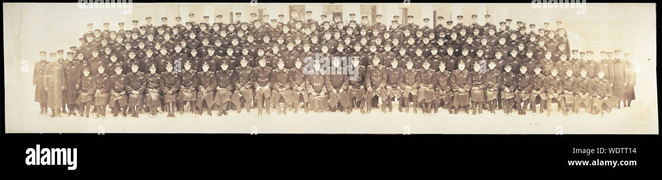 Group photograph of servicemen Stock Photo