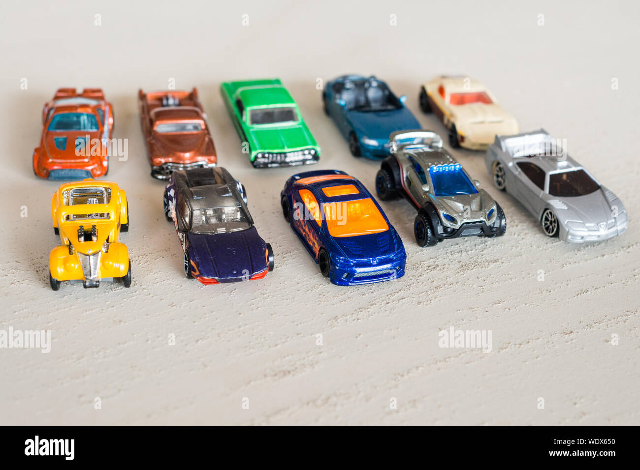 old toy cars Stock Photo - Alamy