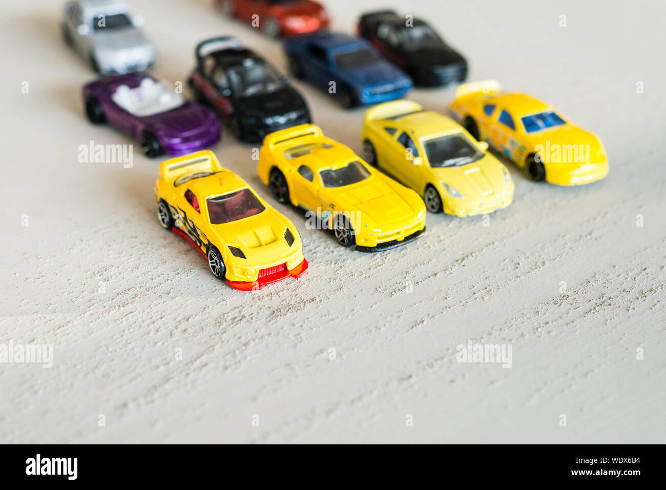 old toy cars Stock Photo Alamy