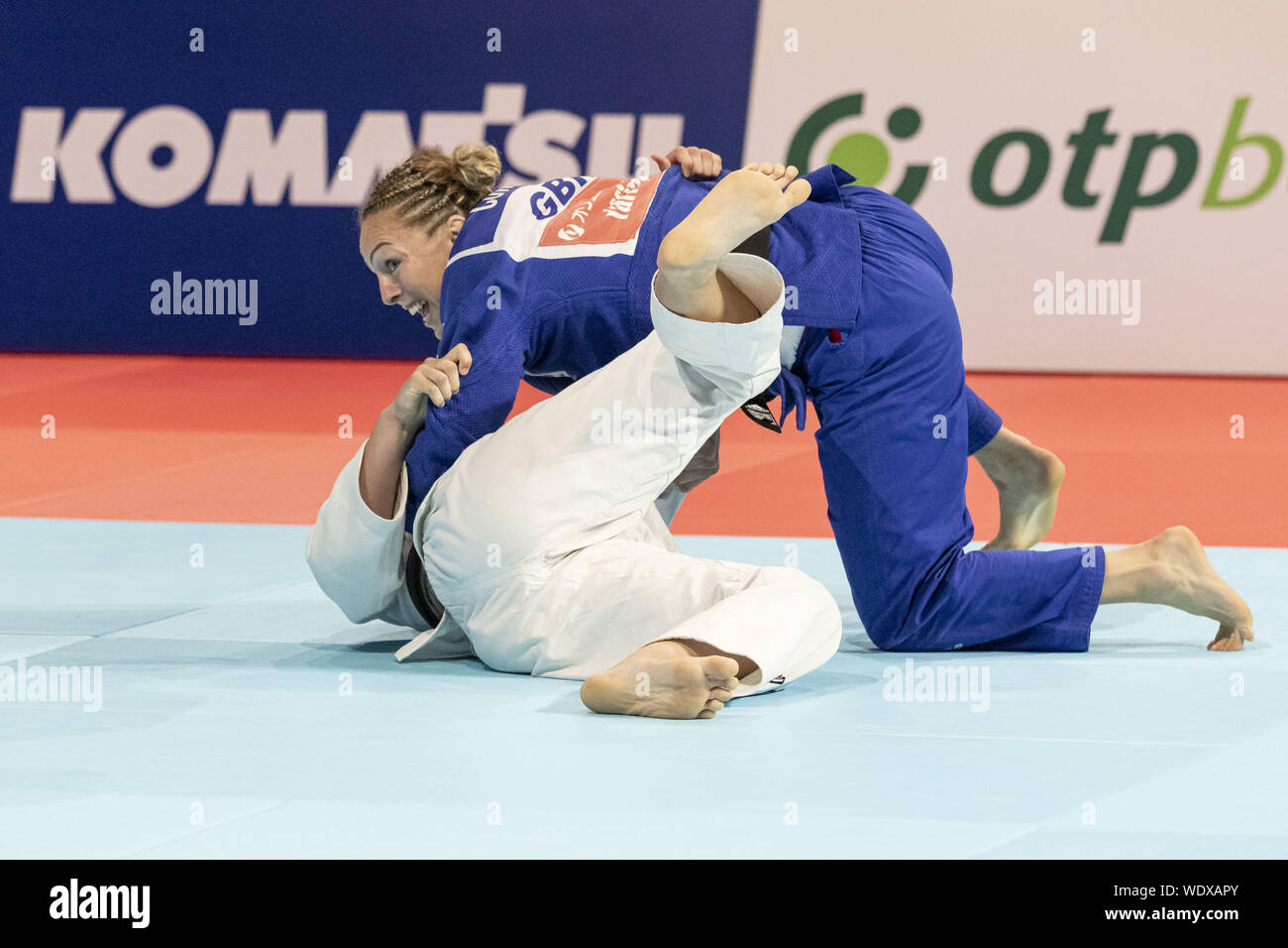 Tokyo Japan 29th Aug 2019 Sally Conway Gbr Fights Against Michaela Polleres Aut For The Bronze Medal Of Women S 70kg Category At World Judo Championships Tokyo 2019 In The Nippon Budokan The
