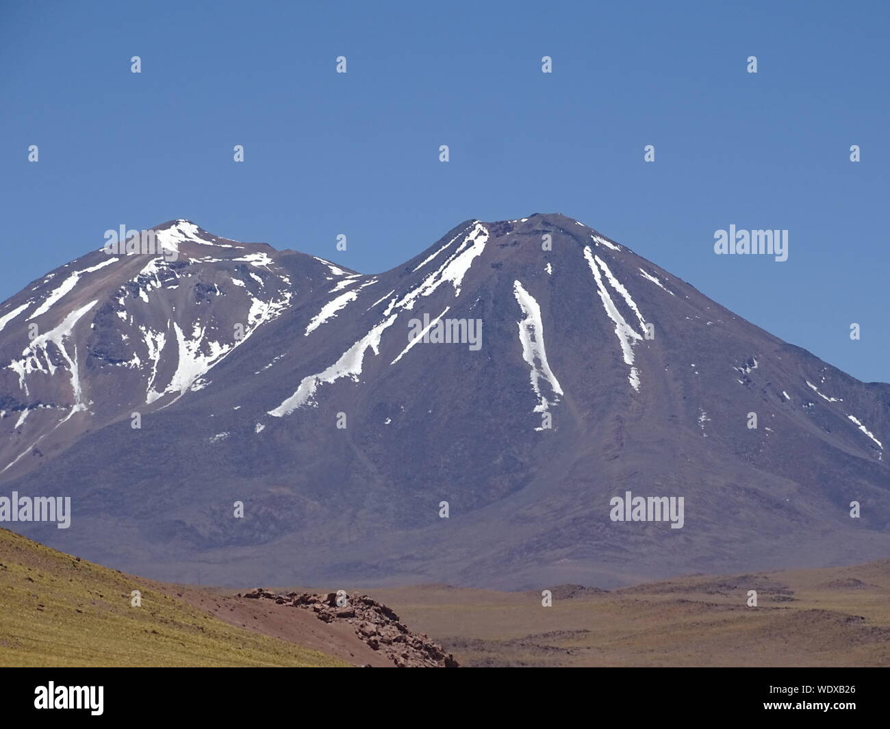 Scenic View Of Mountains At Antofagasta Region Stock Photo
