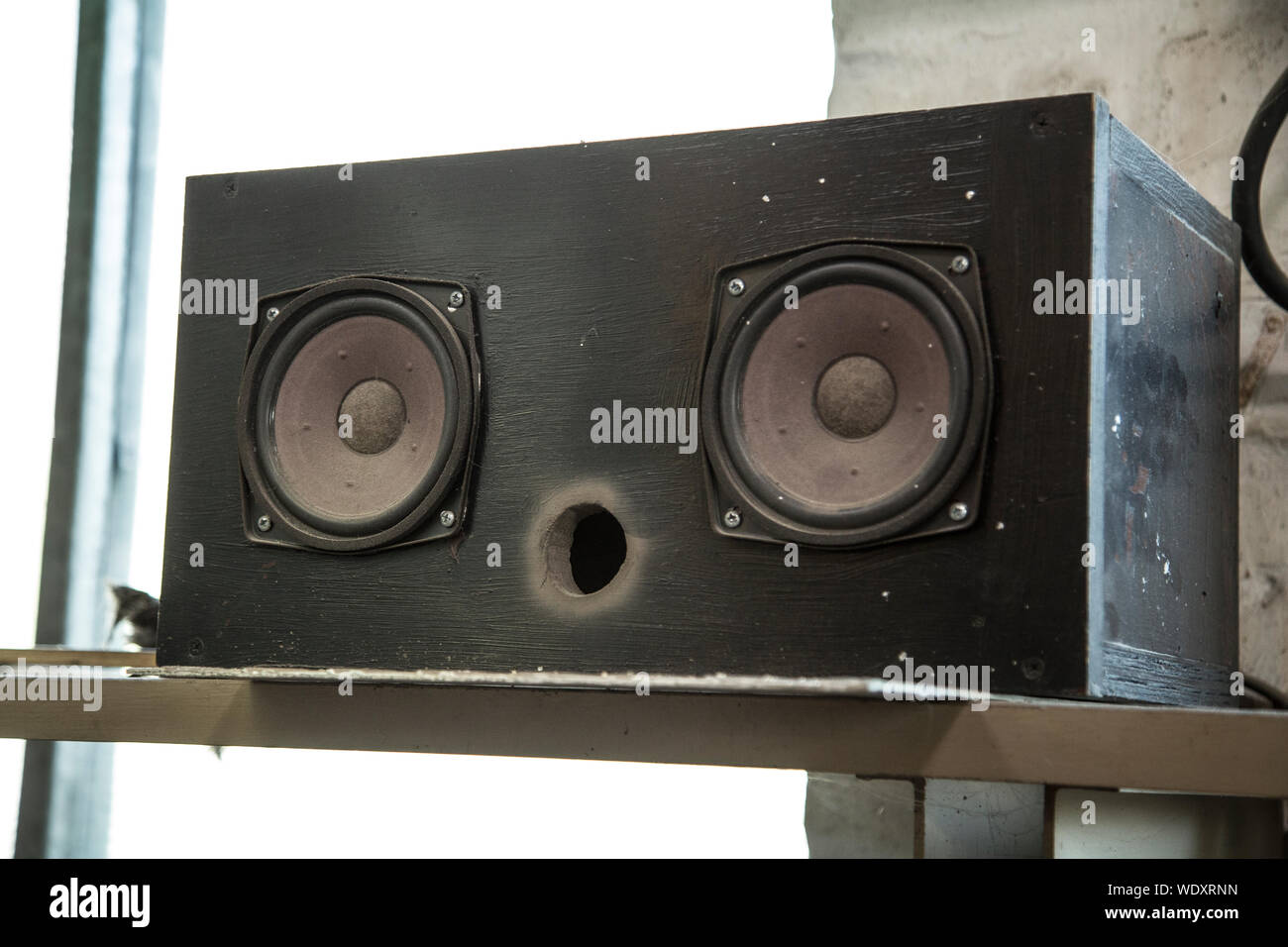 old speaker box