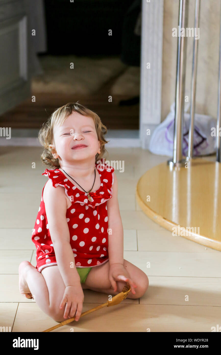 Child Kneeling Floor High Resolution Stock Photography and Images - Alamy