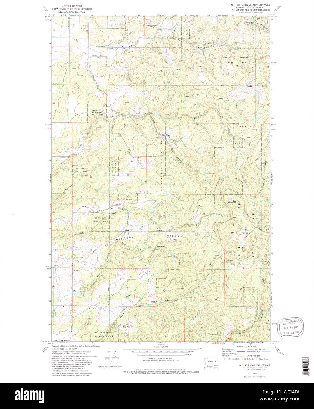 Kit carson map hires stock photography and images Alamy