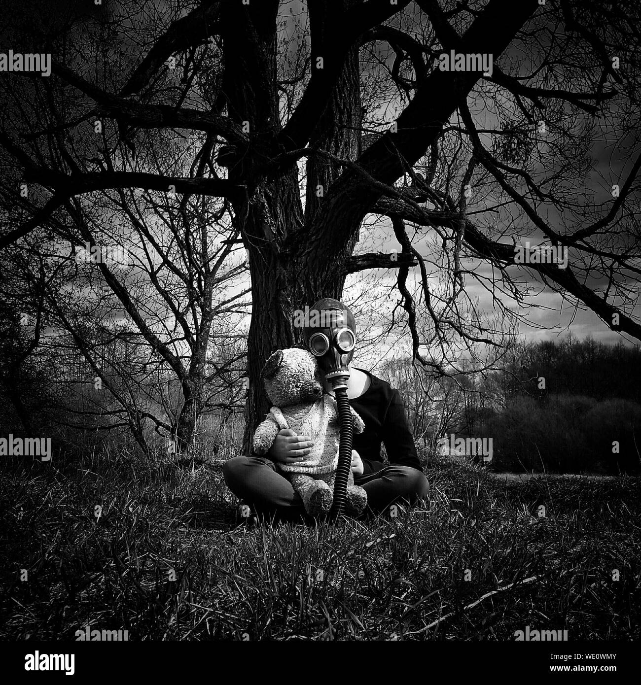 Boy Wearing Gas Mask High Resolution Stock Photography and Images - Alamy