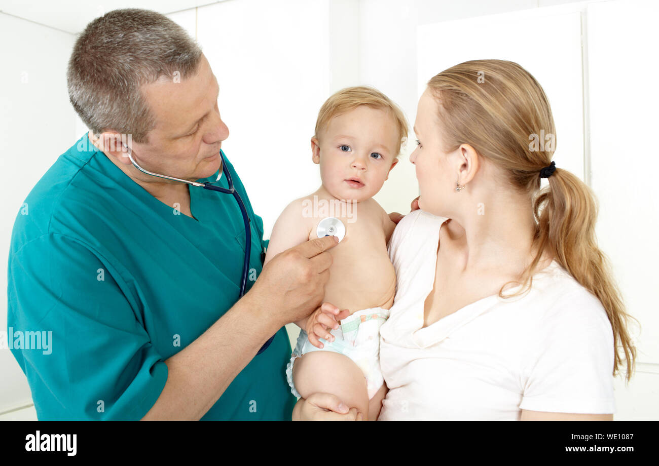 Mature Mother And Son Doctor High Resolution Stock Photography and ...