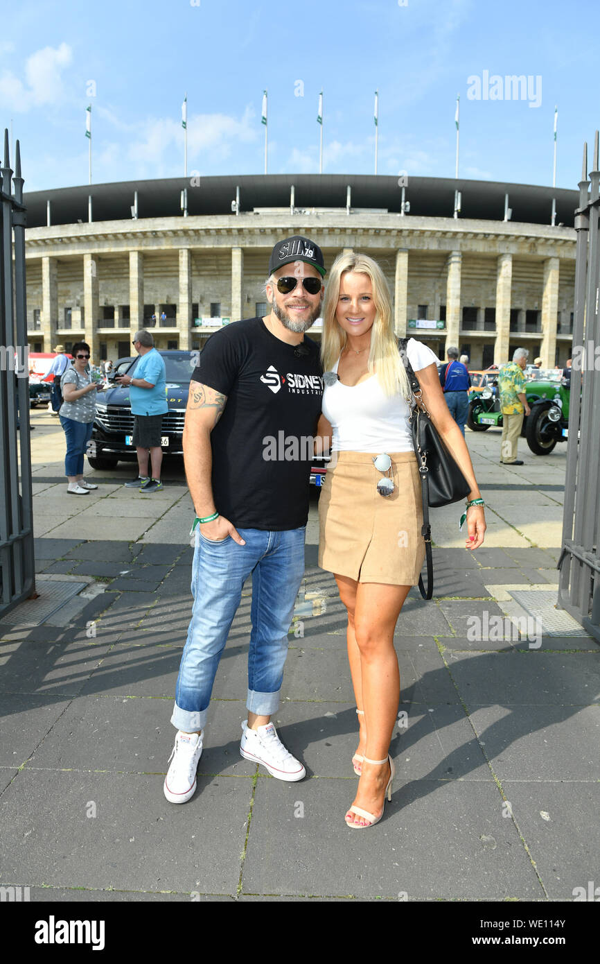 Berlin, Germany. 29th Aug, 2019. Sidney Hoffmann and his girlfriend Lea