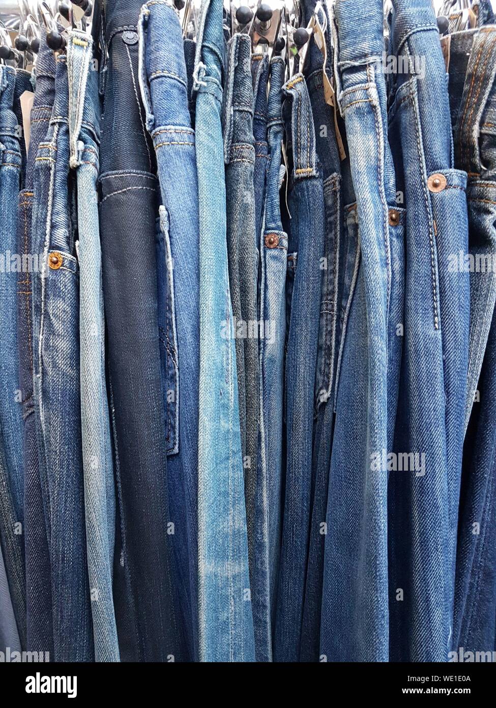 blue jeans clothing store