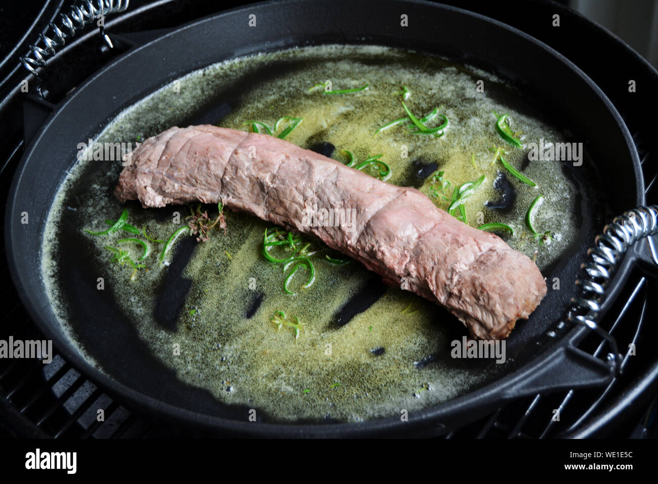 Pan Fried Seekh Kebab Stock Photo Alamy