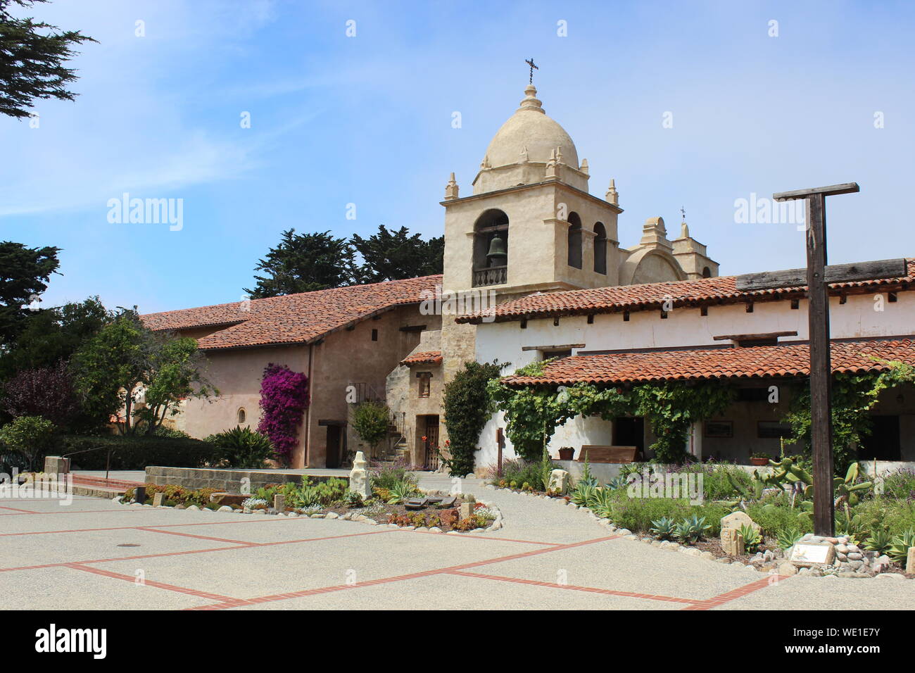 Basilica, Carmel Mission, Carmel, California Stock Photo Alamy