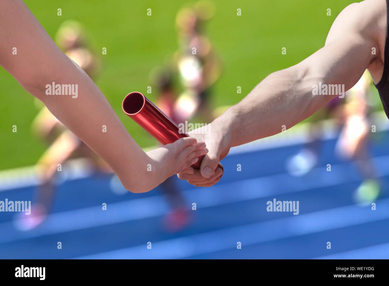 Relay Baton High Resolution Stock Photography and Images Alamy