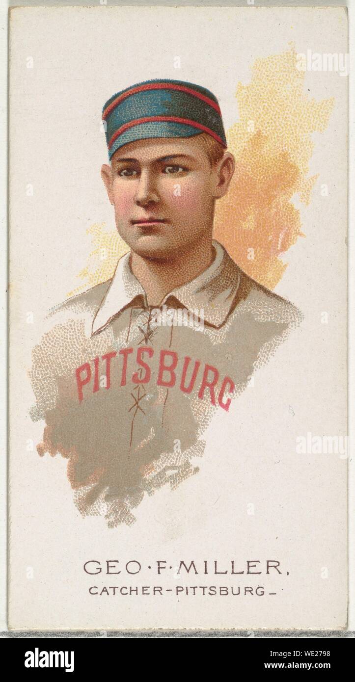 F. Miller, Baseball Player, Catcher, Pittsburgh, from World's