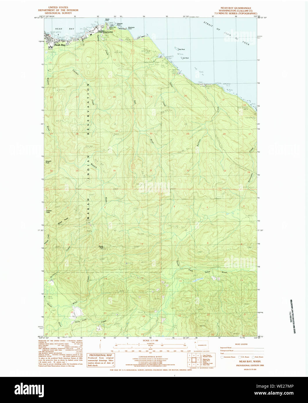 Map of neah bay washington hires stock photography and images Alamy