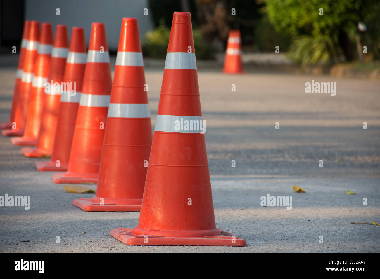 Road traffic cones hi-res stock photography and images - Alamy