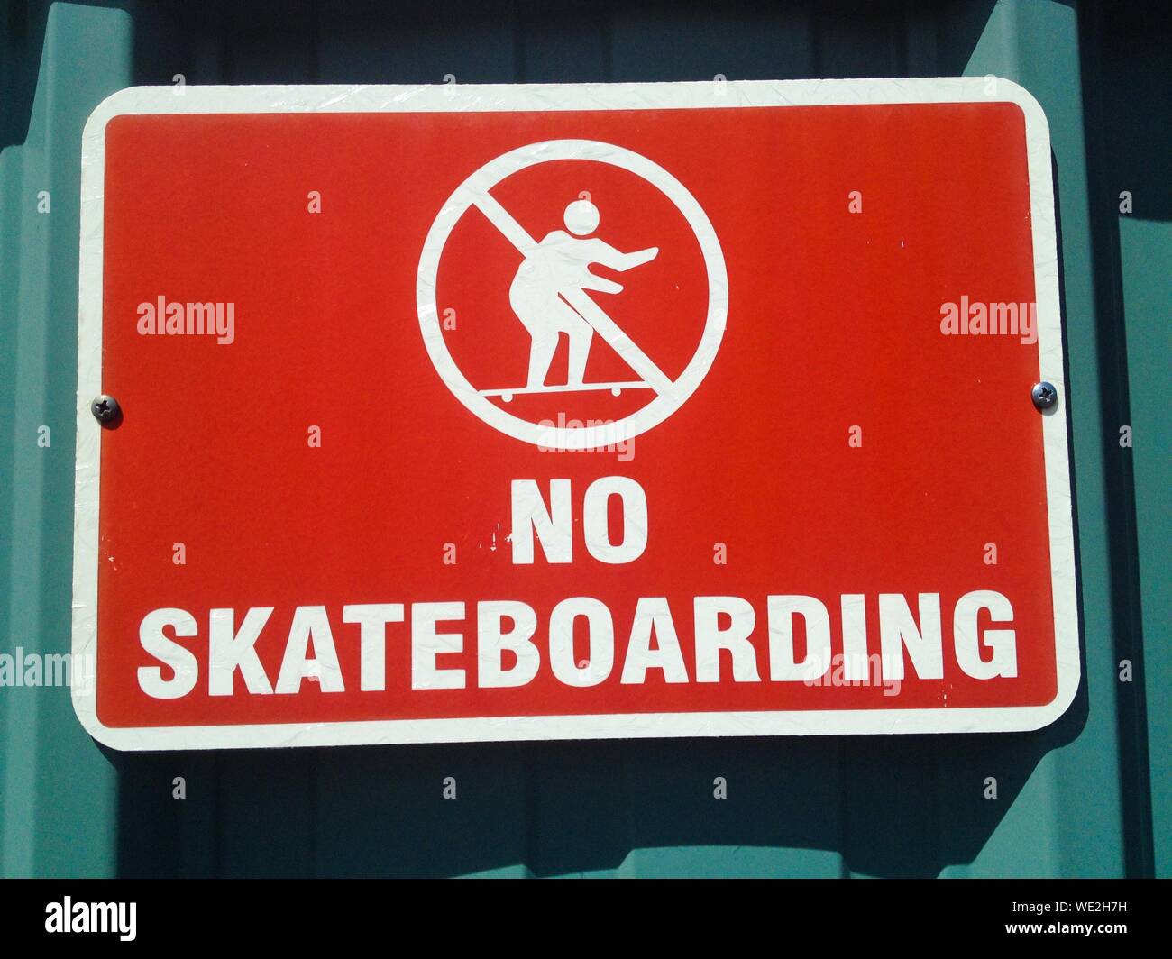 No skateboarding hi-res stock photography and images - Alamy