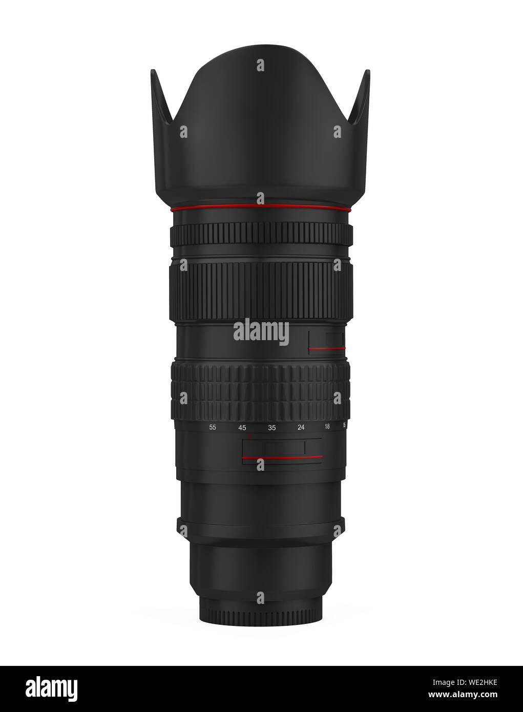 Telephoto Lens Isolated Stock Photo Alamy