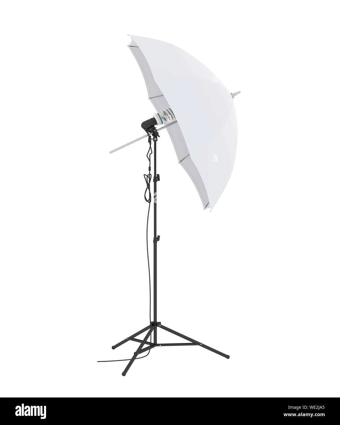 Studio Lighting with Umbrella Isolated Stock Photo Alamy