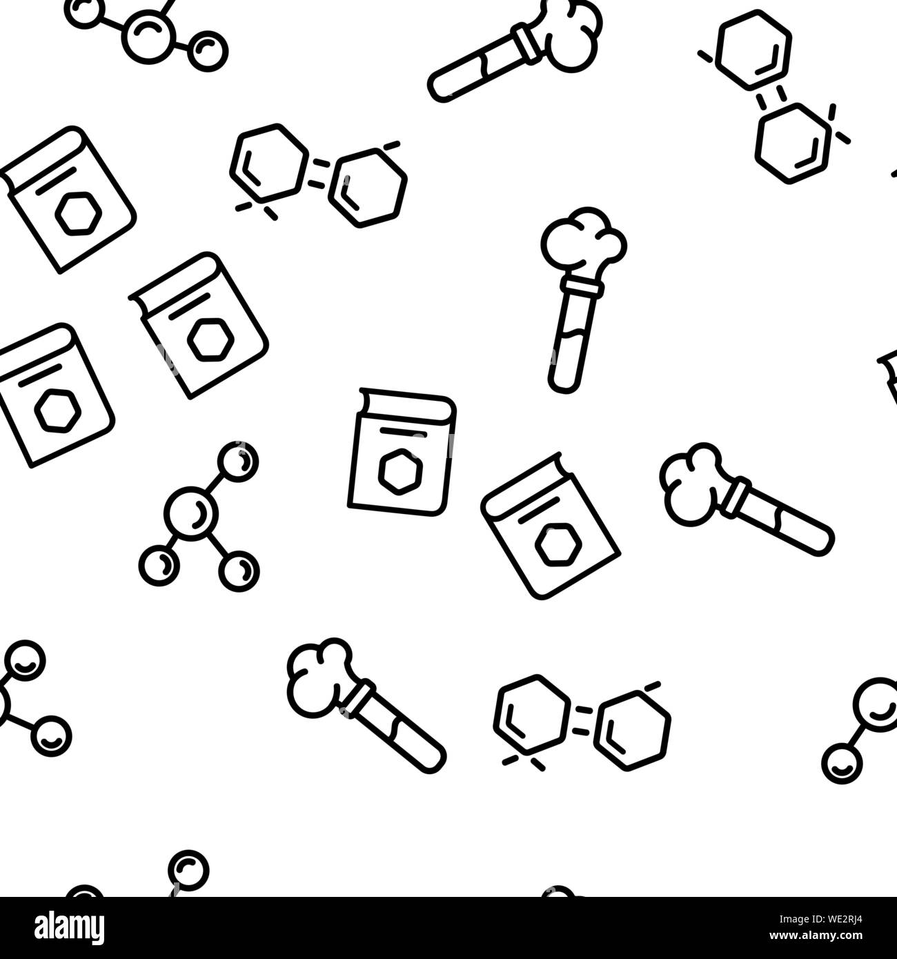 Chemistry Elements Seamless Pattern Vector Stock Vector Image & Art - Alamy