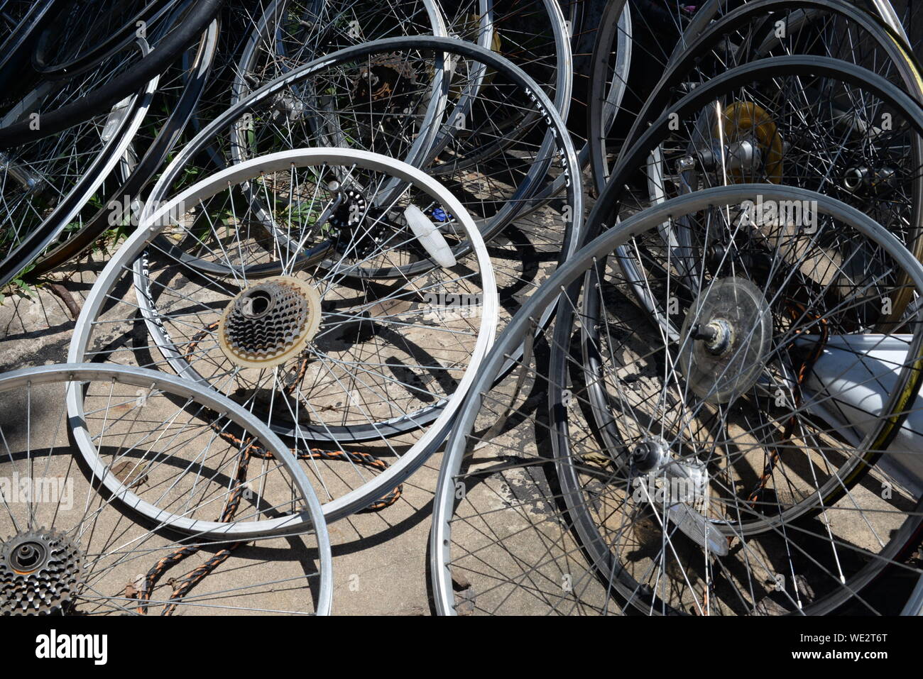Bicycle wheel rims hires stock photography and images Alamy