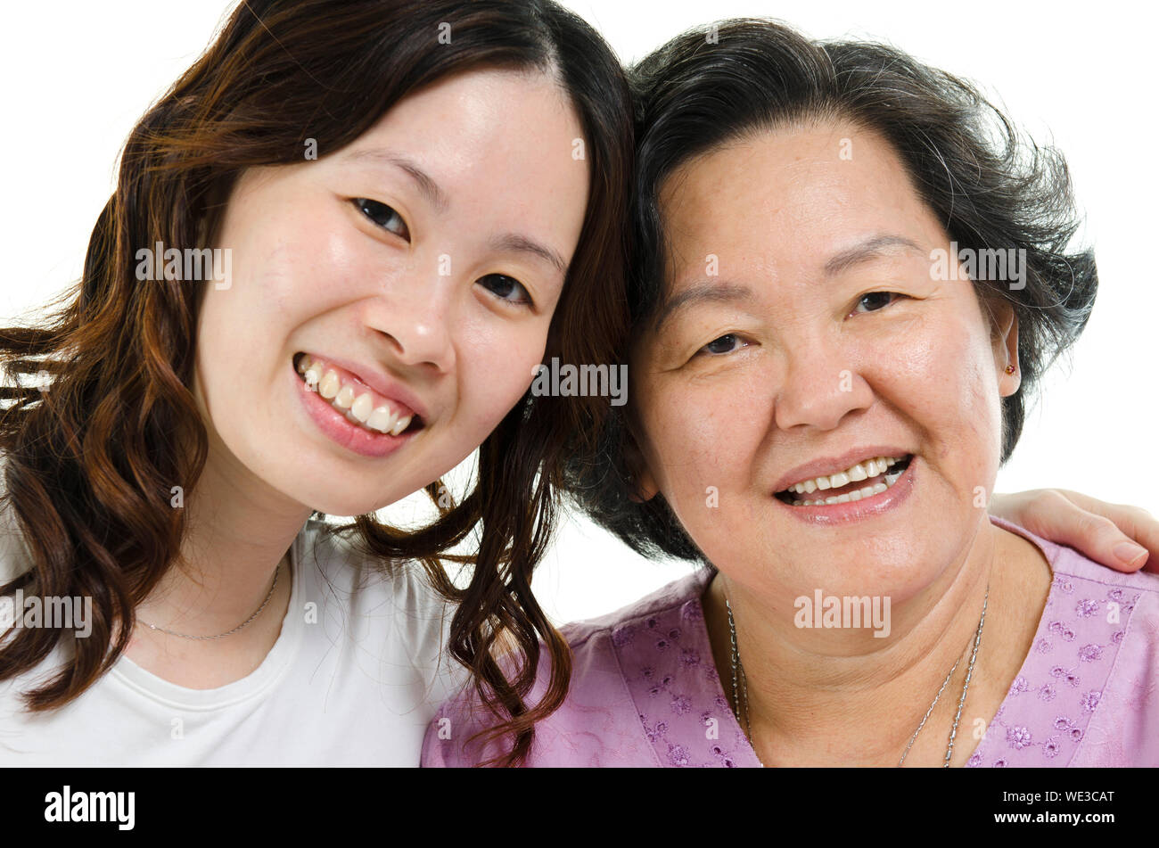 Mother daughter portrait studio hi-res stock photography and images - Alamy