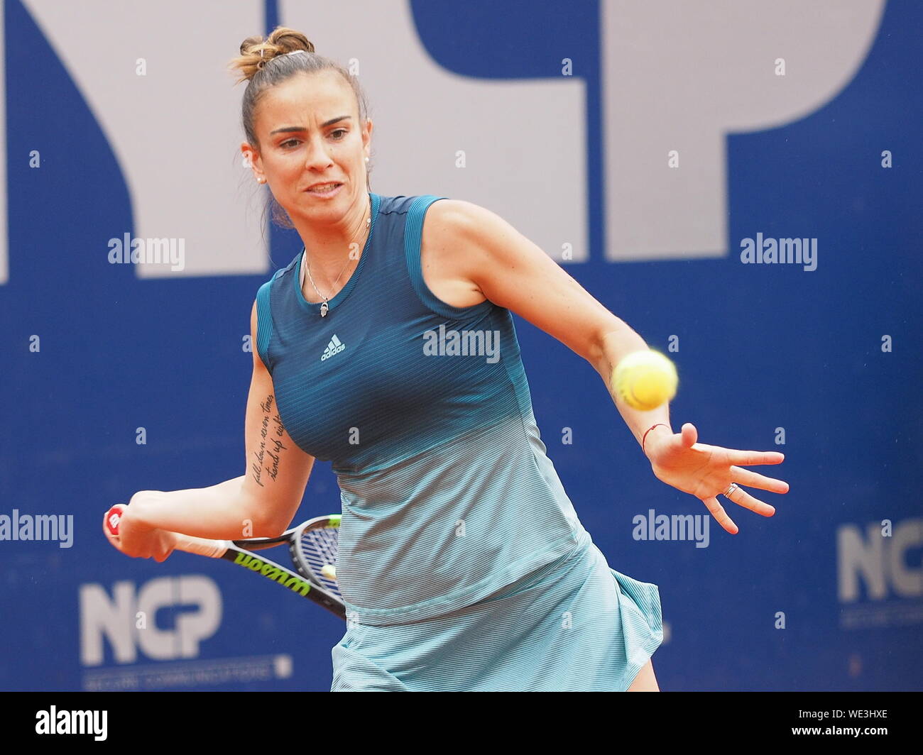 Nuremberg, Germany - May 20, 2019: Spanish tennis player Paula Ormaechea at  the Euro 250.000 WTA Versicherungscup Tournament 1st round main draw match  Stock Photo - Alamy