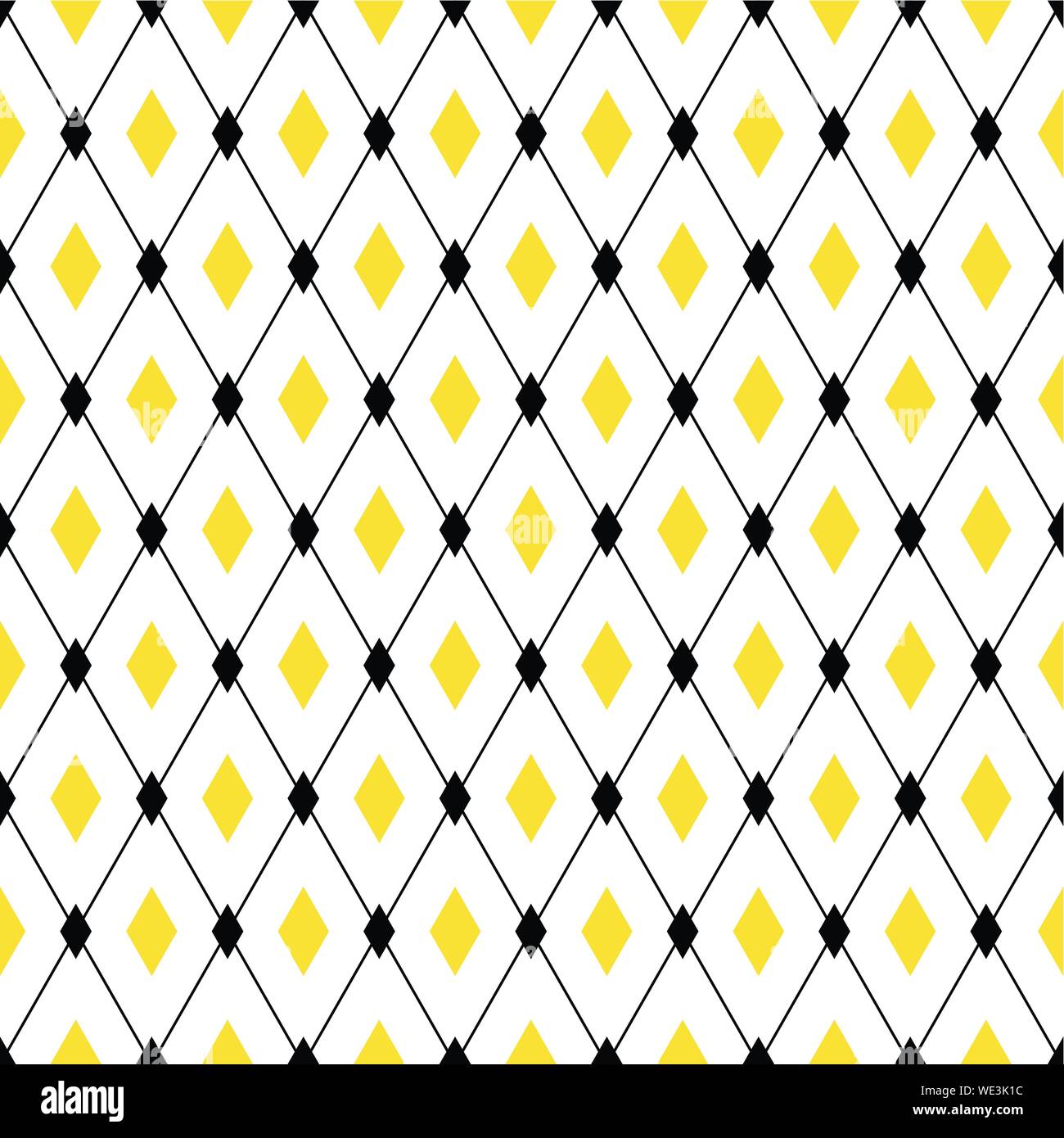 Seamless geometric pattern. Endless cross lines, diamond rhombus. Vector background for wallpaper, fashion print design Stock Vector