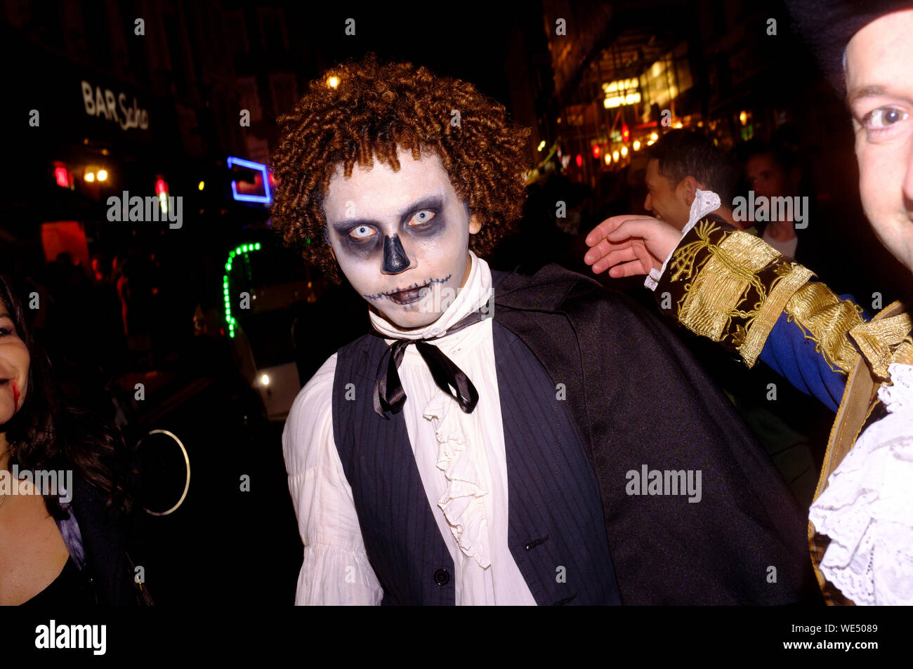 People celebrating, Halloween, , London. Britain Stock Photo Alamy