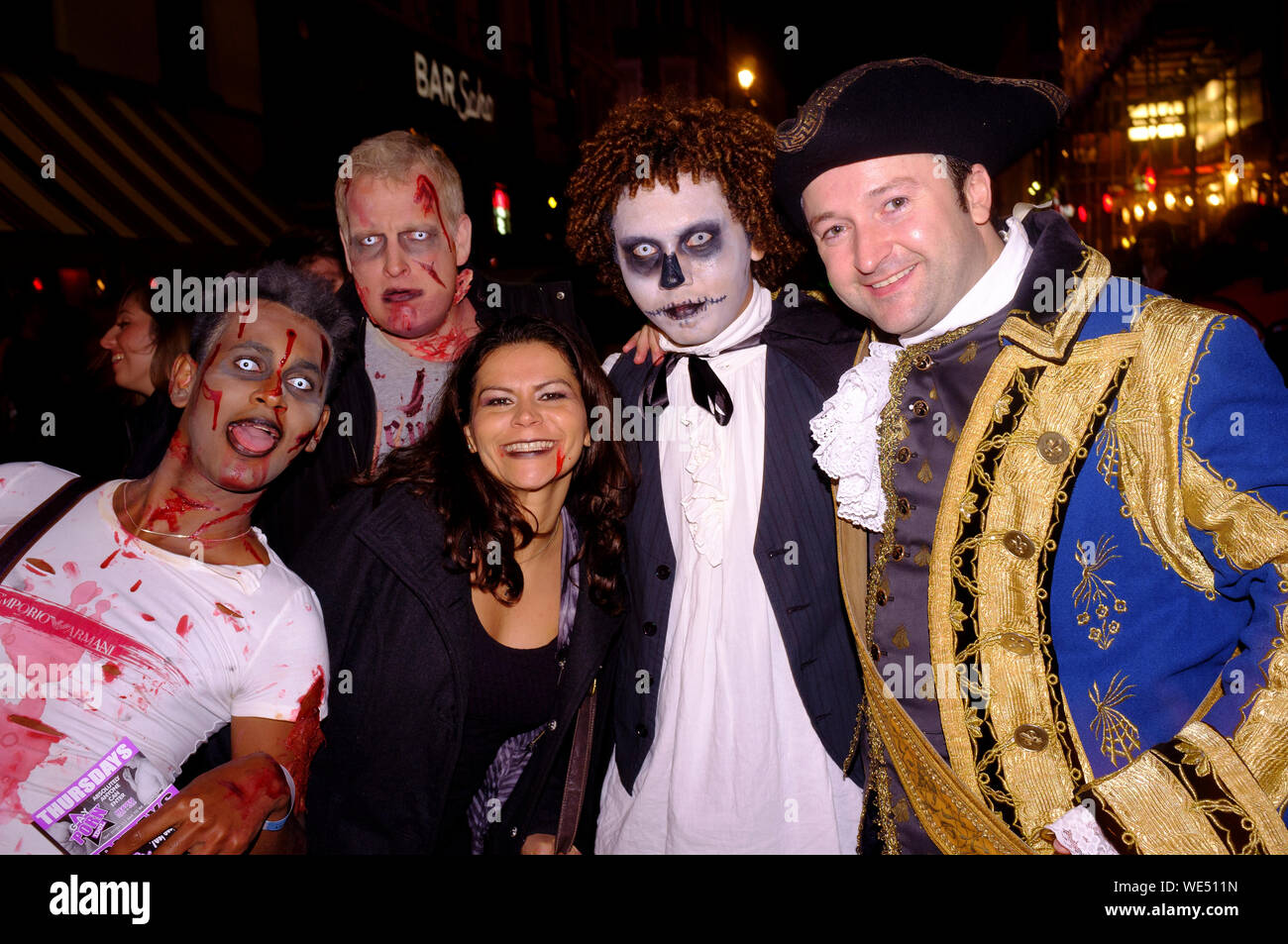 People celebrating, Halloween, , London. Britain Stock Photo Alamy