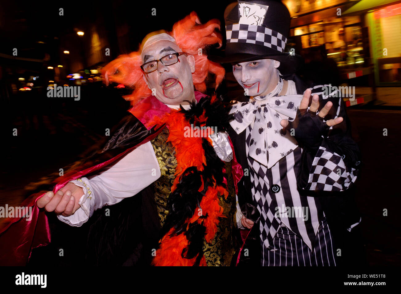 People celebrating, Halloween, , London. Britain Stock Photo Alamy