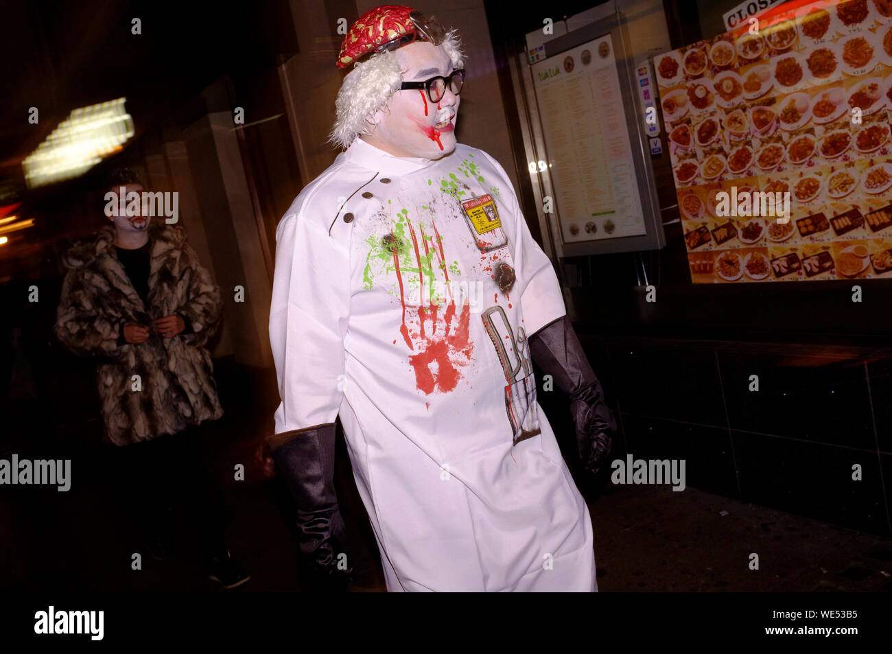 People celebrating, Halloween, , London. Britain Stock Photo Alamy