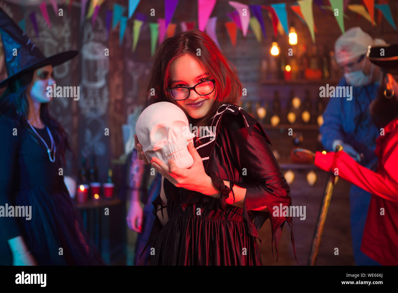Girl in creepy halloween costume hi-res stock photography and images - Page  10 - Alamy
