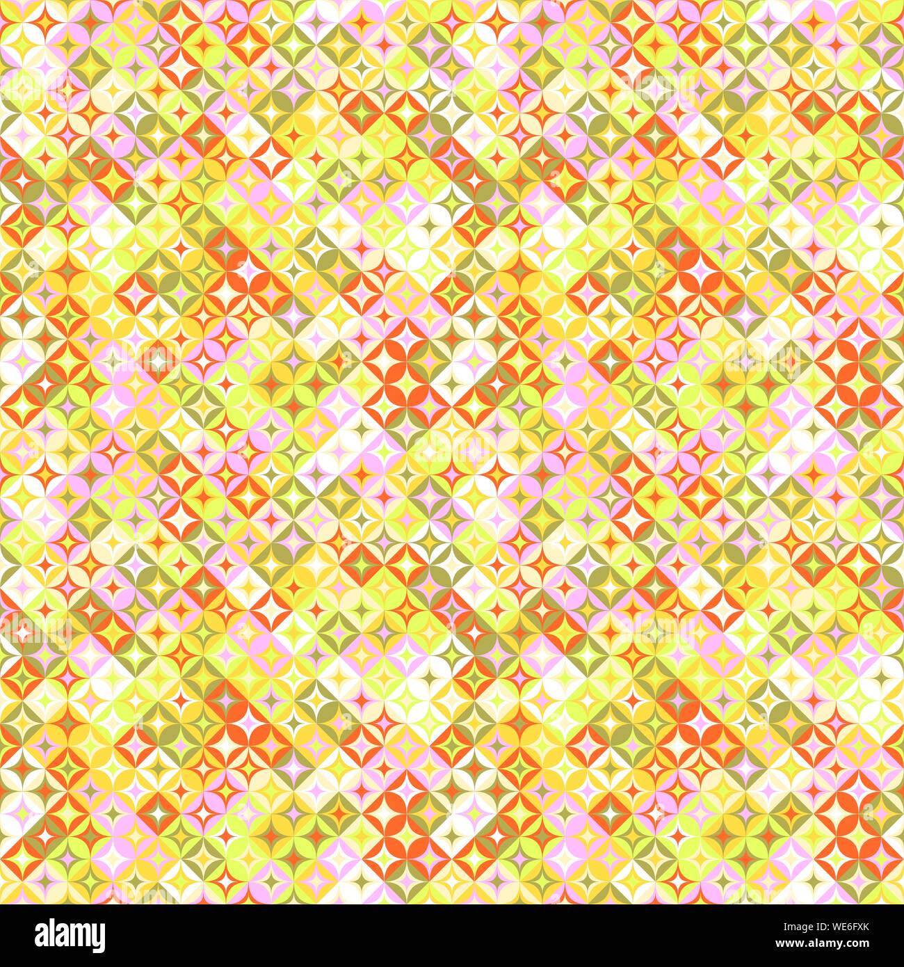 Colorful seamless diagonal geometrical pattern background - abstract vector graphic Stock Vector