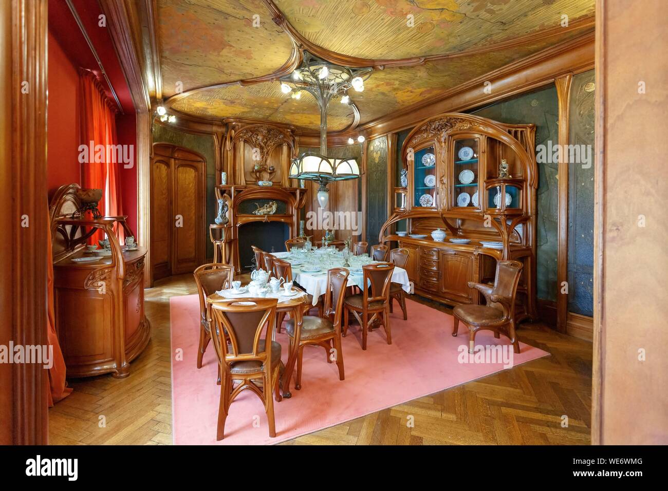 France, Meurthe et Moselle, Nancy, Ecole de Nancy (Nancy school) museum