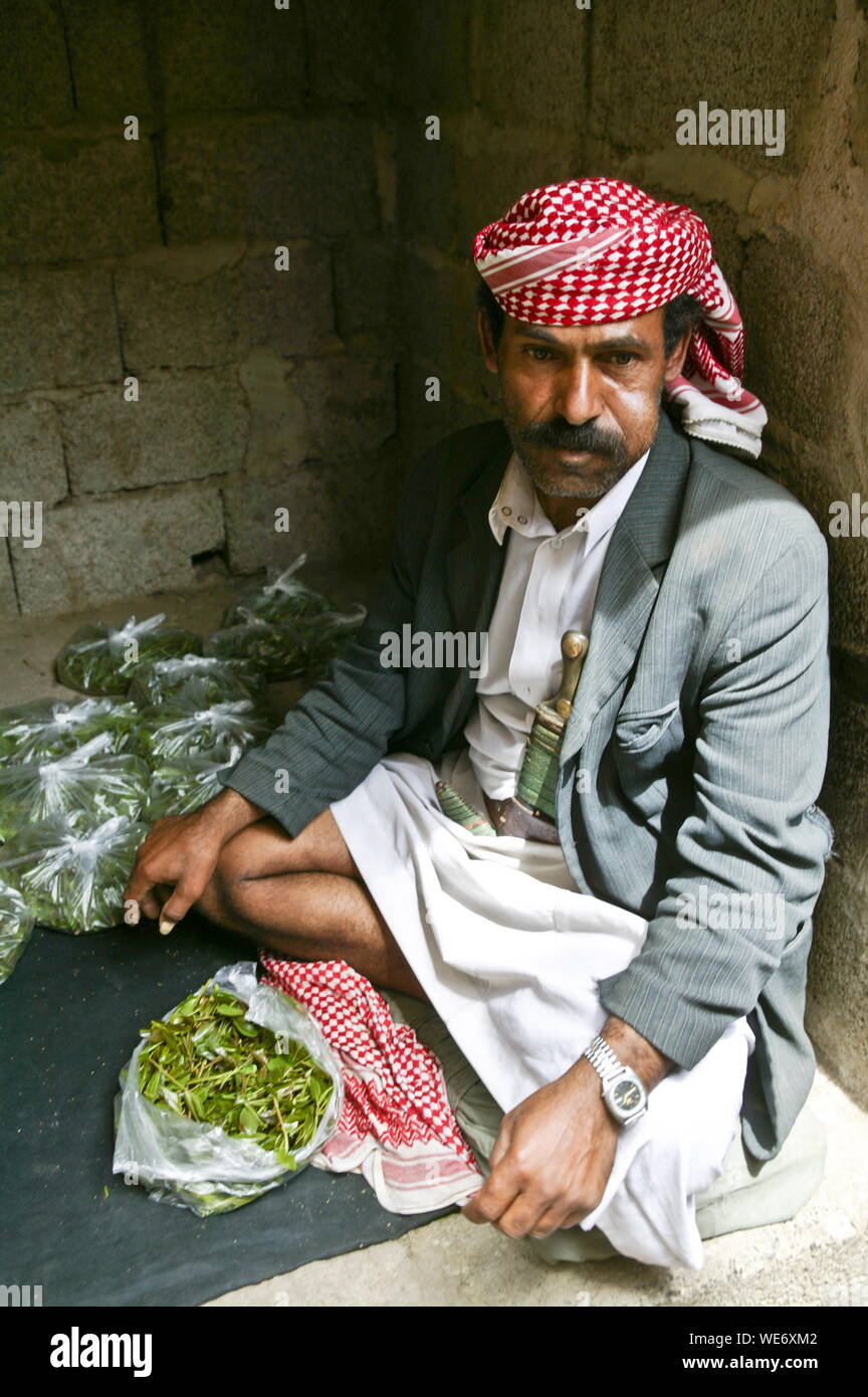 KHAT IN YEMEN Stock Photo Alamy