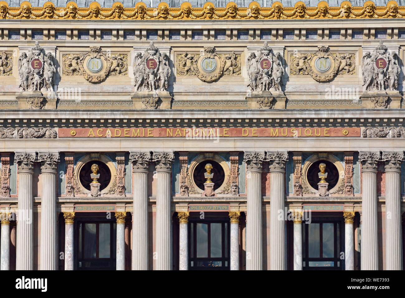 France, Paris, the Garnier Opera Stock Photo