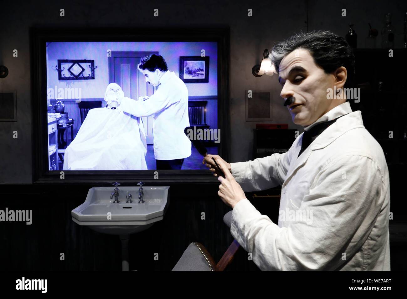 Switzerland, Vaud Canton, Corsier sur Vevey, Chaplin museum or Chaplins