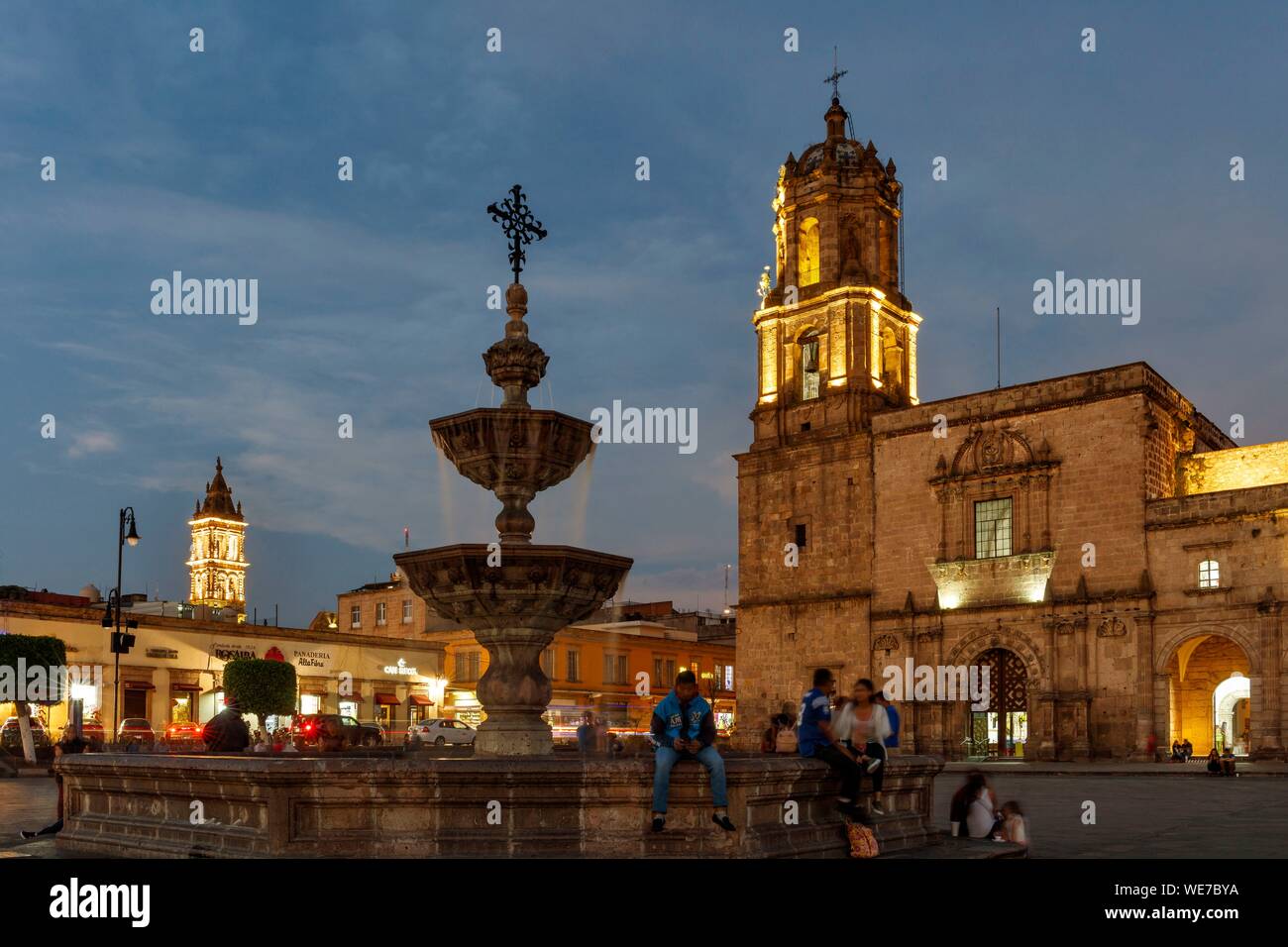 Mexico, Michoacan state, Morelia, Historic Centre of Morelia listed as
