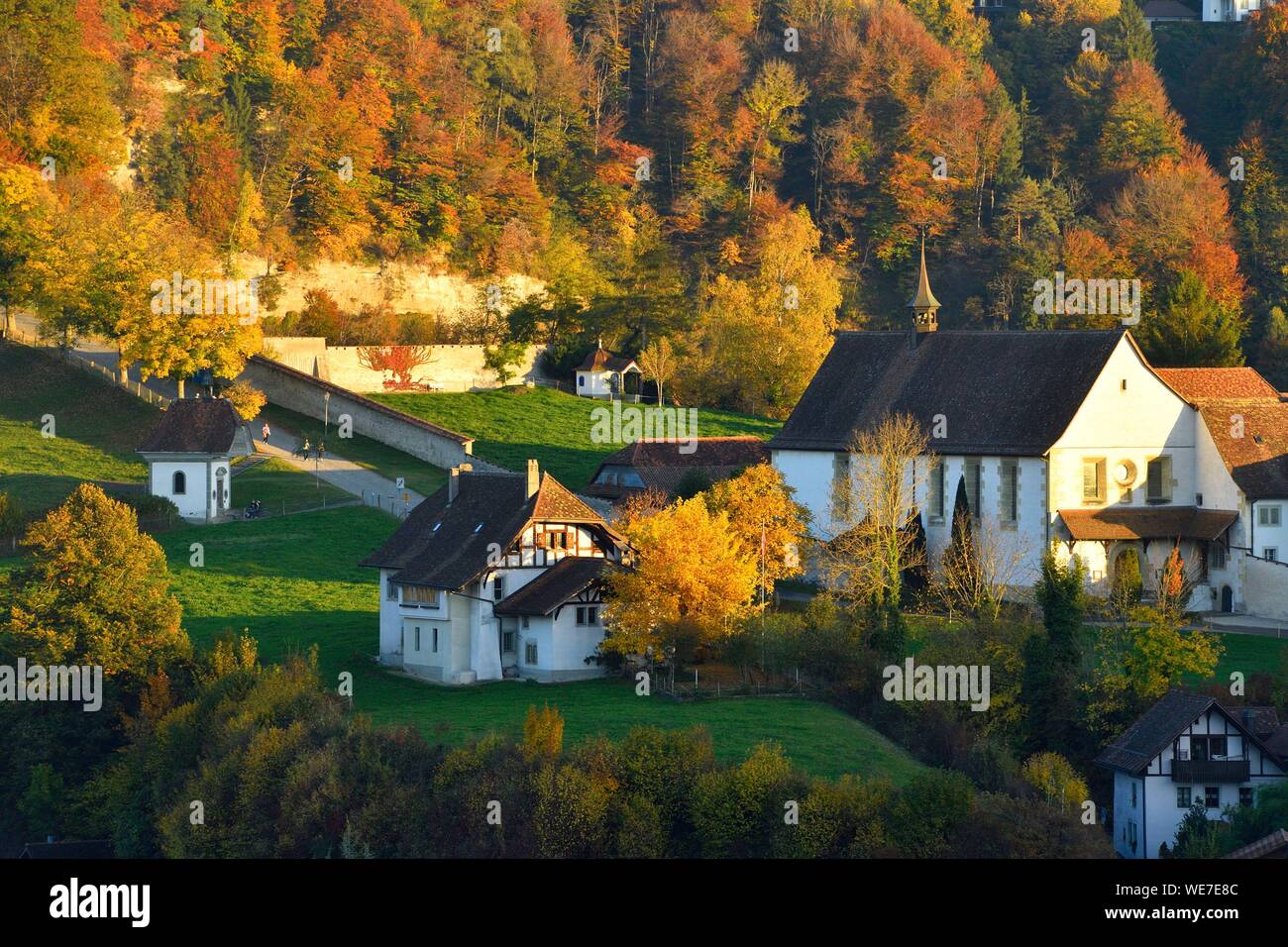 Switzerland, Canton of Fribourg, Fribourg, Convent Stock Photo