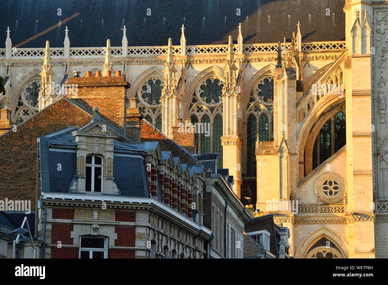 France Somme Amiens Notre Dame Cathedral Jewel Of The