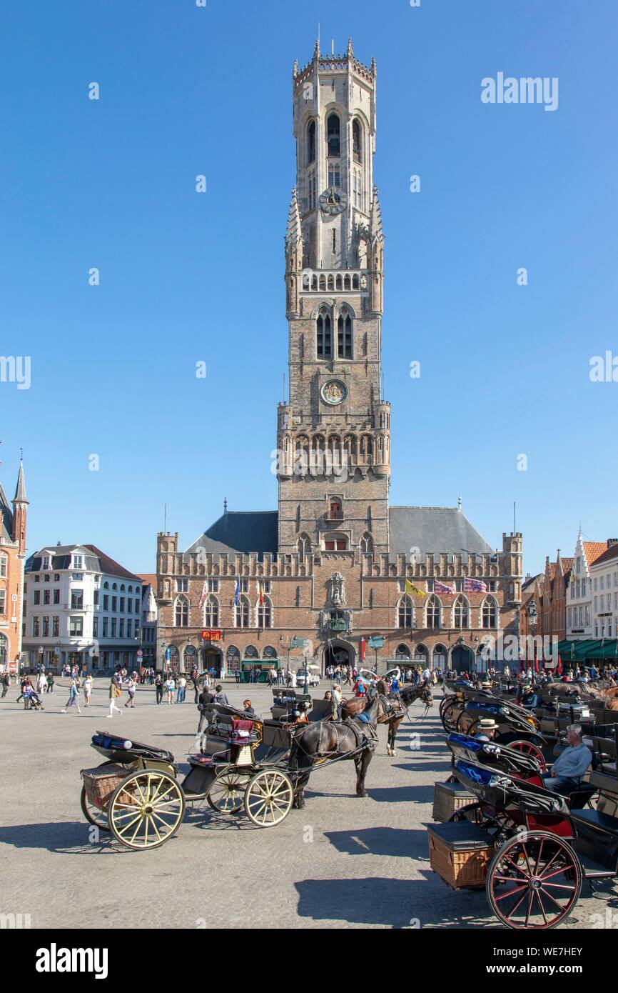 Belgium, Western Flanders, Bruges, historical centre listed as World
