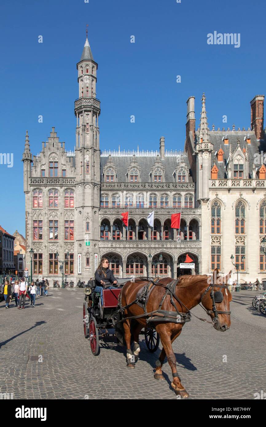 Belgium, Western Flanders, Bruges, historical centre listed as World Heritage by UNESCO, historium museum Stock Photo